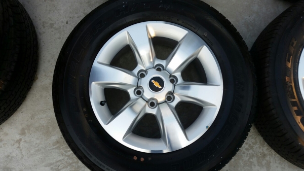 ล้อเชฟโรเลตเทรลเบลเซอร์ขอบ18 พร้อมยางป้ายแดง