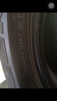 ขายยาง. บริดสโตน. 265/65/17 ปลายปี11