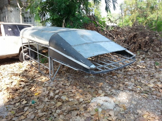 หลังคาโครเงเหล็ก มือสอง สภาพดี ขาย 4000 ค่ะ