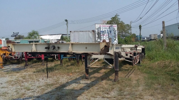 ขายด่วน หางเทรลเลอร์ก้างปลา 40 ฟุต 3 เพลา