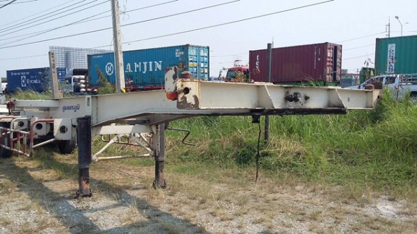 ขายด่วน หางเทรลเลอร์ก้างปลา 40 ฟุต 3 เพลา