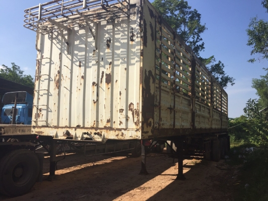 หางเทเลอร์คอกรั้วสูง...ยกล้อได้ PT. พานทอง ปี50 3คานแท้ๆยาว12ม.เล่มพร้อม