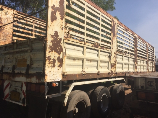 หางเทเลอร์คอกรั้วสูง...ยกล้อได้ PT. พานทอง ปี50 3คานแท้ๆยาว12ม.เล่มพร้อม