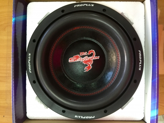 ขายลำโพงซับ 10" PROPLUS รุ่น SCORPION 10 AL วอยซ์คู่