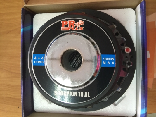 ขายลำโพงซับ 10" PROPLUS รุ่น SCORPION 10 AL วอยซ์คู่