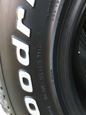 BF All USA. 265/70/16 ปี13 สภาพสวยๆ 1ชุด