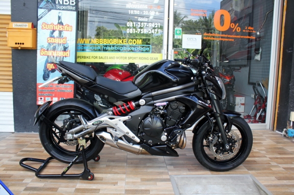 ขายER6n สีดำ Model year2012(ABS) จดต้นปี2013