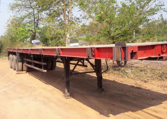 หางพ่วงอู่พนัส 3คาน พื้นเรียบ12เมตร สภาพดีพร้อมใช้งาน ทะเบียนพร้อมโอน