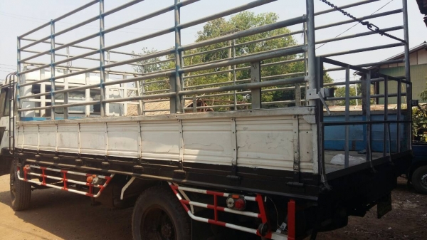 รถหกล้อ มิตซู  วางเครื่อง 6 BF 185 แรง พวงมาลัย แอร์เย็น เครื่องดี คันซีสวย ภาษีไม่ขาด