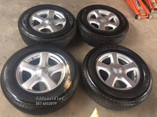ล้อเดิม Isuzu All New ขอบ17 6รู139 พร้อมยาง Bridgestone 265/65R17 ปี14