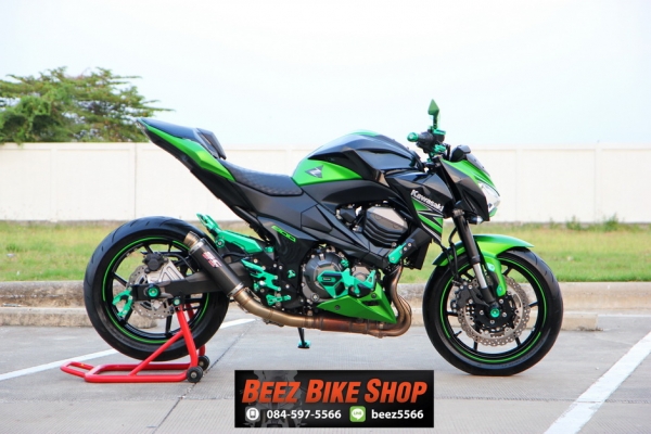 <<ดาวน์ 65,000>>ขาย Kawasaki Z800 รุ่นปี 2015 แต่งเต็มคัน ทะเบียนพร้อมโอน