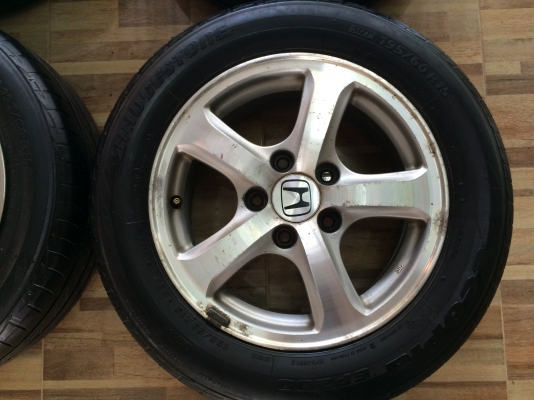 แม็ก Civic FD ขอบ15พร้อมยาง บริดสโตน แม็ก Civic FD ขอบ15พร้อมยาง บริดสโตน