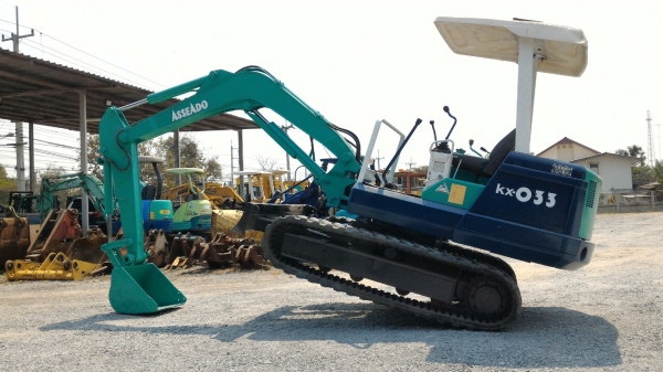 KUBOTA  KX-033 เครื่องยนต์ คูโบต้า 4สูบ สภาพสวยมาก พร้อมใช้งาน ราคาไม่แพง เก่าญี่ปุ่นแท้ โทร.090-986-2521 อ๊อบ
