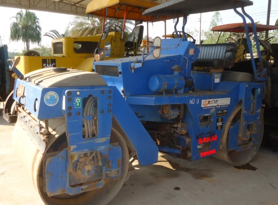 ขาย รถบด Sakai SW60S 7 ton double drum roller