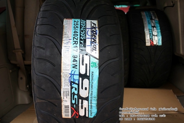 ยาง FEDERAL 595RS-R 255/40R17 เส้นละ 5700 บาท