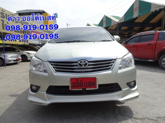 TOYOTA INNOVA 2.0V NAVI เกียร์ AT ปี2012  โทร 098-919-0195 ดาว ออโต้เบสท