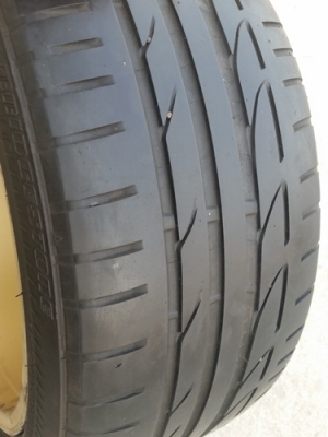 ขายล้อRS ขอบ18 6รู หน้า8หลัง9  พร้อมยาง 4 ล้อ