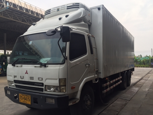 รถสิบล้อตู้ย็น Mitsubishi 617 Euro 2 เพลาเดียว 260 แรงม้า