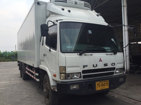 รถสิบล้อตู้ย็น Mitsubishi 617 Euro 2 เพลาเดียว 260 แรงม้า