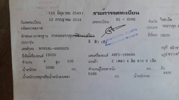 ขาย 6 ล้อ ISUZU NPR59L เครื่อง 4HF1 120 แรงม้า ฝาขาว คัสซีสวยใช้ได้ พวงมาลัยพาวเวอร์ เกียร์ยาว ทะเบียนเต็มพร้อมโอน ขาย 6 ล้อ ISUZU NPR59L เครื่อง 4HF1 120 แรงม้า ฝาขาว คัสซีสวยใช้ได้ พวงมาลัยพาวเวอร์ เกียร์ยาว ทะเบียนเต็มพร้อมโอน