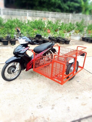 รับ ผลิตและจำหน่าย รถพ่วงข้างมอเตอร์ไซค์