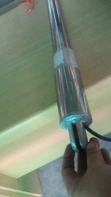 ชุดแกนเลื่อนปรับระดับด้วยระบบไฟฟ้า ใช้มอเตอร์เกียร์ DC ขนาด 12 V.เป็นต้นกำลังหมุนขับ