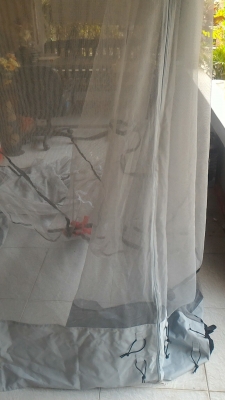 มุ้งสนามกันแมลง และยุงรบกวน ของใหม่ ขนาด 250 * 250 ซม. สูง 200 ซม. ตาข่ายทำมุ้งคุณภาพดี ระบายอากาศได้ดี ชักหรือทำความสะอาดง่าย