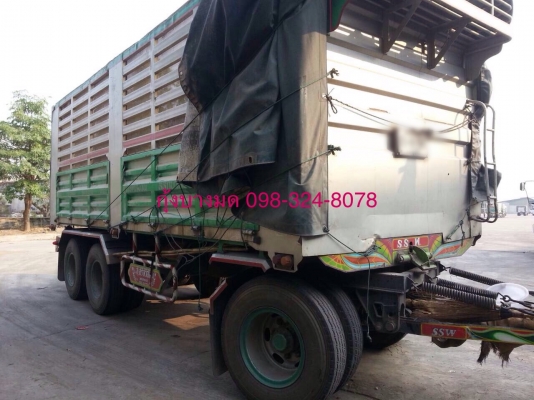 ขายลูกพ่วงคอกเกษตรดัมพ์ อู่ศรีสวัสด์ ยาว 7 เมตร 3 เพลา ปี 50 ขายลูกพ่วงคอกเกษตรดัมพ์ อู่ศรีสวัสด์ ยาว 7 เมตร 3 เพลา ปี 50