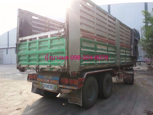 ขายลูกพ่วงคอกเกษตรดัมพ์ อู่ศรีสวัสด์ ยาว 7 เมตร 3 เพลา ปี 50 ขายลูกพ่วงคอกเกษตรดัมพ์ อู่ศรีสวัสด์ ยาว 7 เมตร 3 เพลา ปี 50