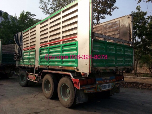 ขายลูกพ่วงคอกเกษตรดัมพ์ อู่ศรีสวัสด์ ยาว 7 เมตร 3 เพลา ปี 50