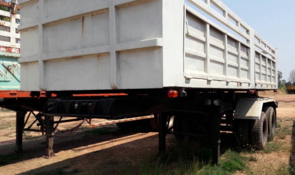 ขาย หางเซมิดั้ม 2 เพลา ยาว 7.50 เมตร ทะเบียนพร้อมโอน