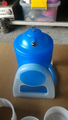 เครื่องปั่นน้ำแข็งไสแบบใช้มือหมุนของใหม่จากญี่ปุ่น วัสดุเกรดใช้กับอาหาร ทนร้อนทนเย็น