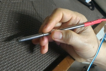 หัวแร้ง DC-AC ใช้ไฟแรงดันต่ำ ยี่ห้อ hakko ของญีปุ่น เหมาะเอาติดรถ-บ้านไว้ (มีVDOทดสอบให้ดู)