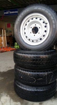 ขายล้อกะทะป้ายแดง dmax 15" 6 รู 139.7 ยาง dunlop splt36 215/70r15 ผลิตสัปดาห์ที่ 50 ปี15 ตุ่มที่หน้ายางยังมีทุกเส้นครับ ขายทั้งชุด 11,900 บาทครับ big m, frontier, fighter, cyclone, strada, bt50, ranger, colorado ก็ใส่ได้ครับ สนใจติดต่อ ตาเล็ก ล้อและย ขายล้อกะทะป้ายแดง dmax 15" 6 รู 139.7 ยาง dunlop splt36 215/70r15 ผลิตสัปดาห์ที่ 50 ปี15 ตุ่มที่หน้ายางยังมีทุกเส้นครับ ขายทั้งชุด 11,900 บาทครับ big m, frontier, fighter, cyclone, strada, bt50, ranger, colorado ก็ใส่ได้ครับ สนใจติดต่อ ตาเล็ก ล้อและย