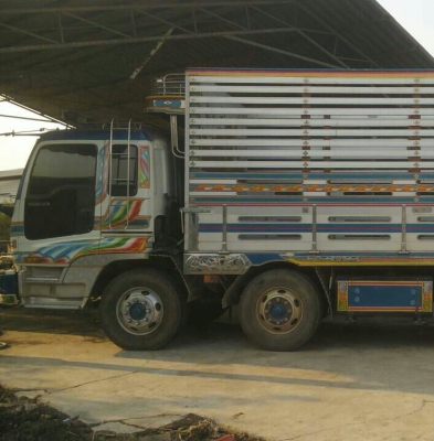 ขาย 12ล้อ ล่อง อีซูซุ 360แรง 2คานหน้า 2เพาหลัง ช่วงยาว 7.50ม สภาพดีสวยบางเดิมพร้อมใช้งาน ทะเบียนพร้อมโอน