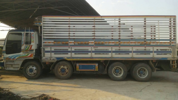 ขาย 12ล้อ ล่อง อีซูซุ 360แรง 2คานหน้า 2เพาหลัง ช่วงยาว 7.50ม สภาพดีสวยบางเดิมพร้อมใช้งาน ทะเบียนพร้อมโอน