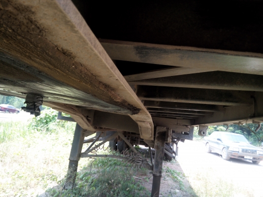 ขายหางพื้นเรียบสามมิตร 3 เพลาปี 2545 ราคา 350000