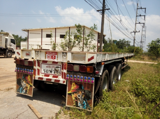 ขายหางพื้นเรียบสามมิตร 3 เพลาปี 2545 ราคา 350000