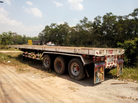 ขายหางพื้นเรียบสามมิตร 3 เพลาปี 2545 ราคา 350000