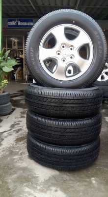 ขายล้อแม็กพร้อมยางป้ายแดง vigo 16" ขายล้อแม็กพร้อมยางป้ายแดง vigo 16"