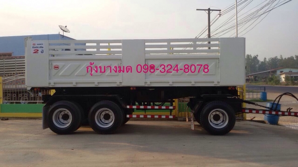 ขายรถพ่วง Hino เครื่อง 344 แรง ปี 55 กระบะดัมพ์สามมิตรต่อใหม่ ลูก 3 เพลาแท้ ปี 51 ยางใหม่ ทะเบียนพร้อม