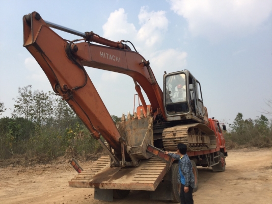 ขายคู่แบคโฮ+เทเลอร์ท้ายลาก