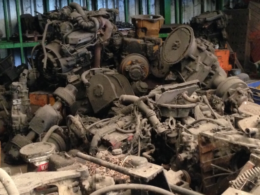 ขายโละเครื่องยนต์เก่าอะไหร่เก่าฟอร์คลิฟต์
