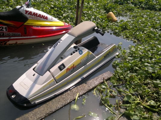 yamaha superjet 650 เรือยืนเดิมๆสวยๆ ใบสแตนเลสแต่งเครื่องติดนิ่มขับง่าย