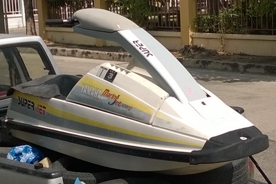 yamaha superjet 650 เรือยืนเดิมๆสวยๆ ใบสแตนเลสแต่งเครื่องติดนิ่มขับง่าย