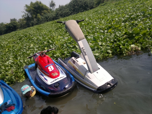 yamaha superjet 650 เรือยืนเดิมๆสวยๆ ใบสแตนเลสแต่งเครื่องติดนิ่มขับง่าย