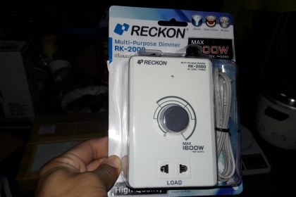 ขายปลั๊กไฟฟ้าแบบปรับแรงดันRECKONใช้ควบคุมเครื่องมือไฟฟ้ารอบสูงต่ำได้