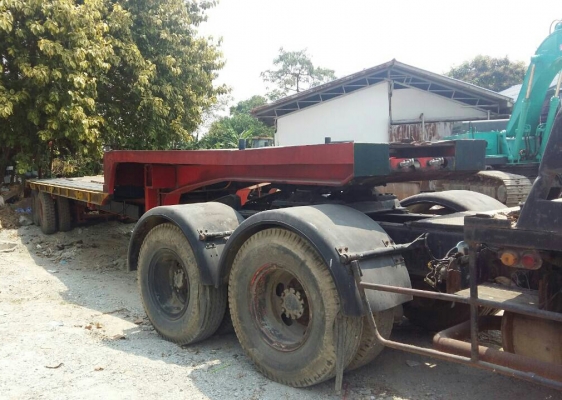 ขายรถบรรทุกแม็คโฮ หัวลาก ฮีโน่ FR608A EF550-300แรง 2เพา หางโลเบส 2เพา ลากแม็กโค 200-320 สภาพดีพร้อมใช้ ทะเบียนพร้อมโอน