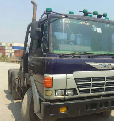 ขายรถบรรทุกแม็คโฮ หัวลาก ฮีโน่ FR608A EF550-300แรง 2เพา หางโลเบส 2เพา ลากแม็กโค 200-320 สภาพดีพร้อมใช้ ทะเบียนพร้อมโอน