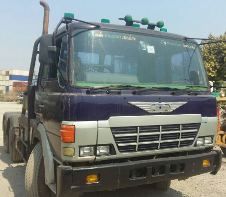 ขายรถบรรทุกแม็คโฮ หัวลาก ฮีโน่ FR608A EF550-300แรง 2เพา หางโลเบส 2เพา ลากแม็กโค 200-320 สภาพดีพร้อมใช้ ทะเบียนพร้อมโอน